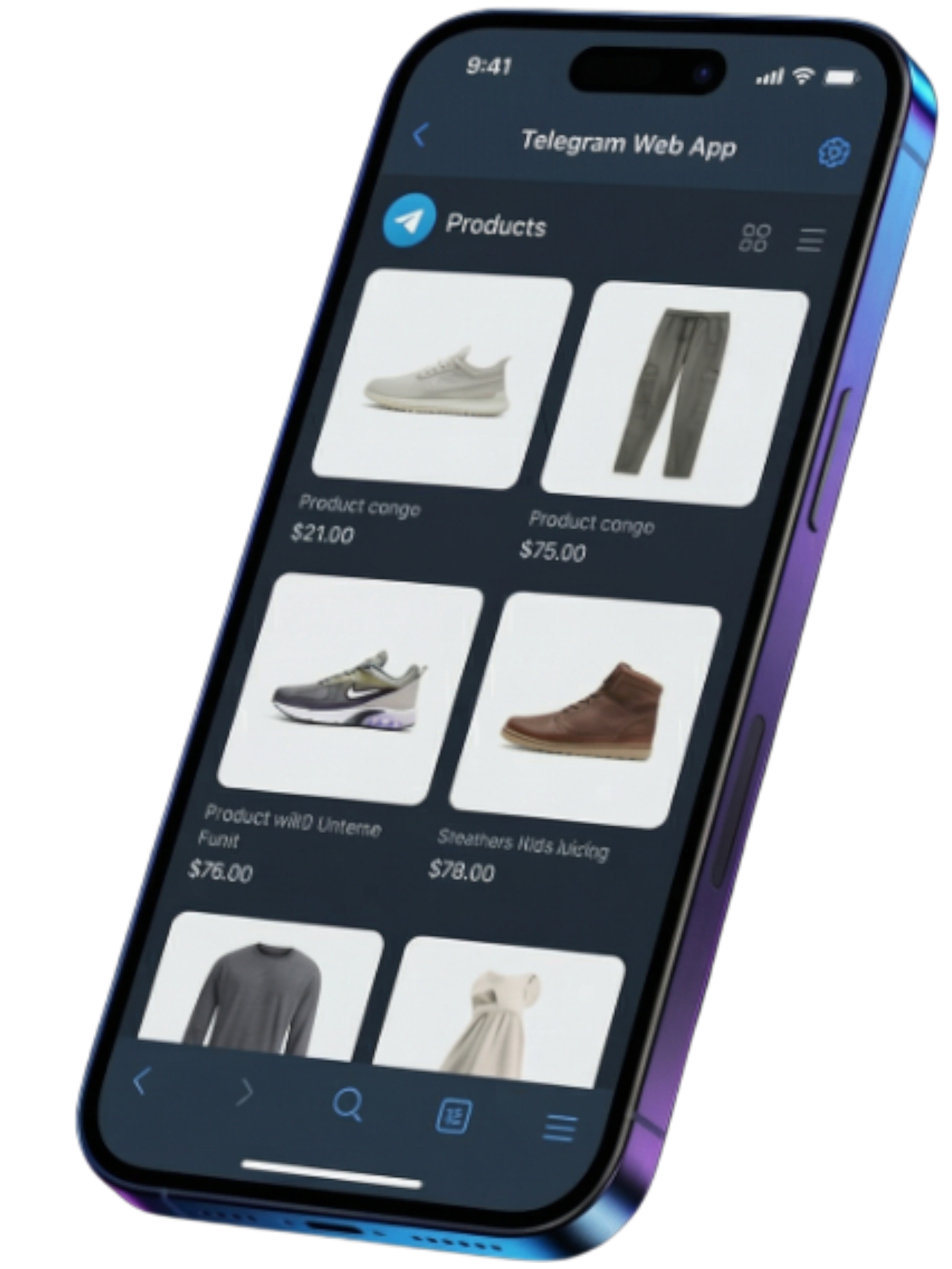 Telegram Web App магазин